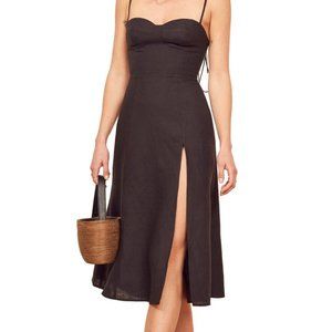 Reformation Nebraska Dress - Black